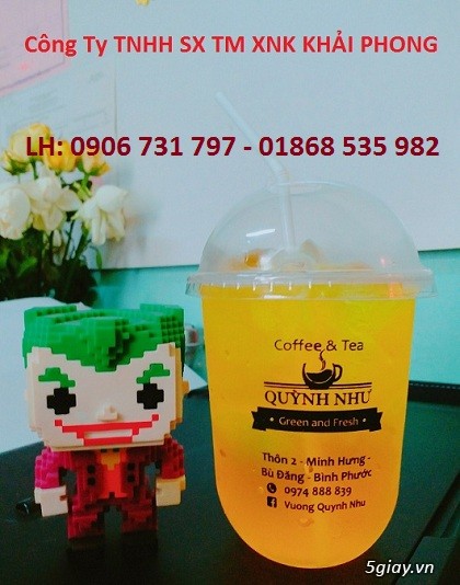 Ly nhựa PP đáy bầu 500ml & 700ml in Logo - 2