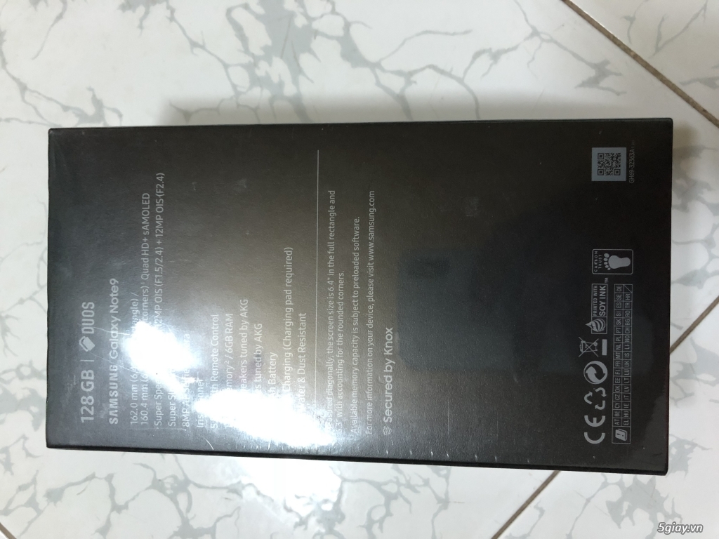 Galaxy Note 9 SSVN TGDD nguyên seal - 2
