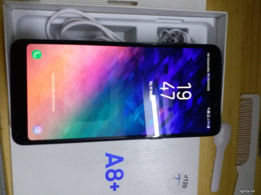 A8+ plus đen bóng  cty bh fullbox - 1