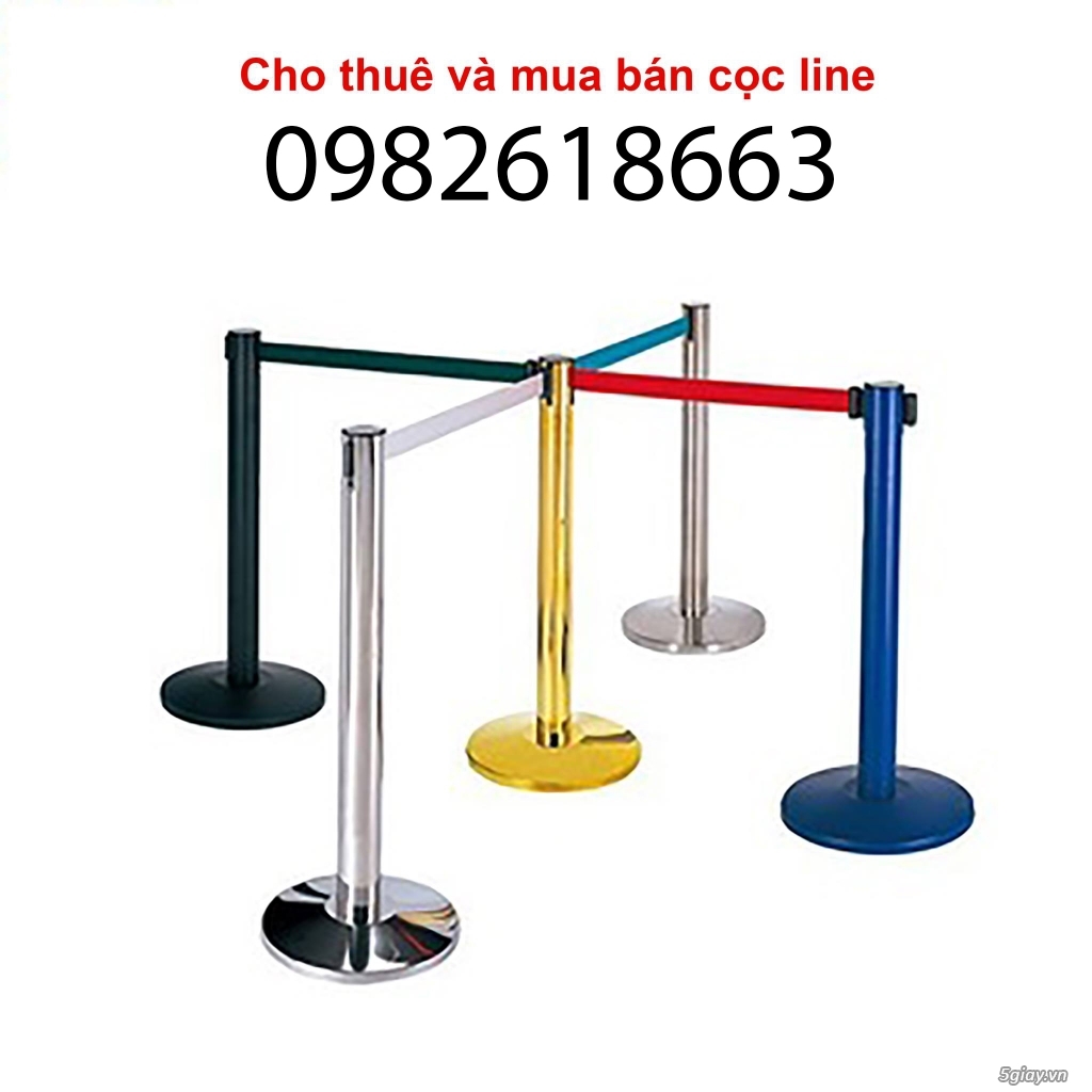Mua bán & Cho thuê line, cọc inox, barrier - 3