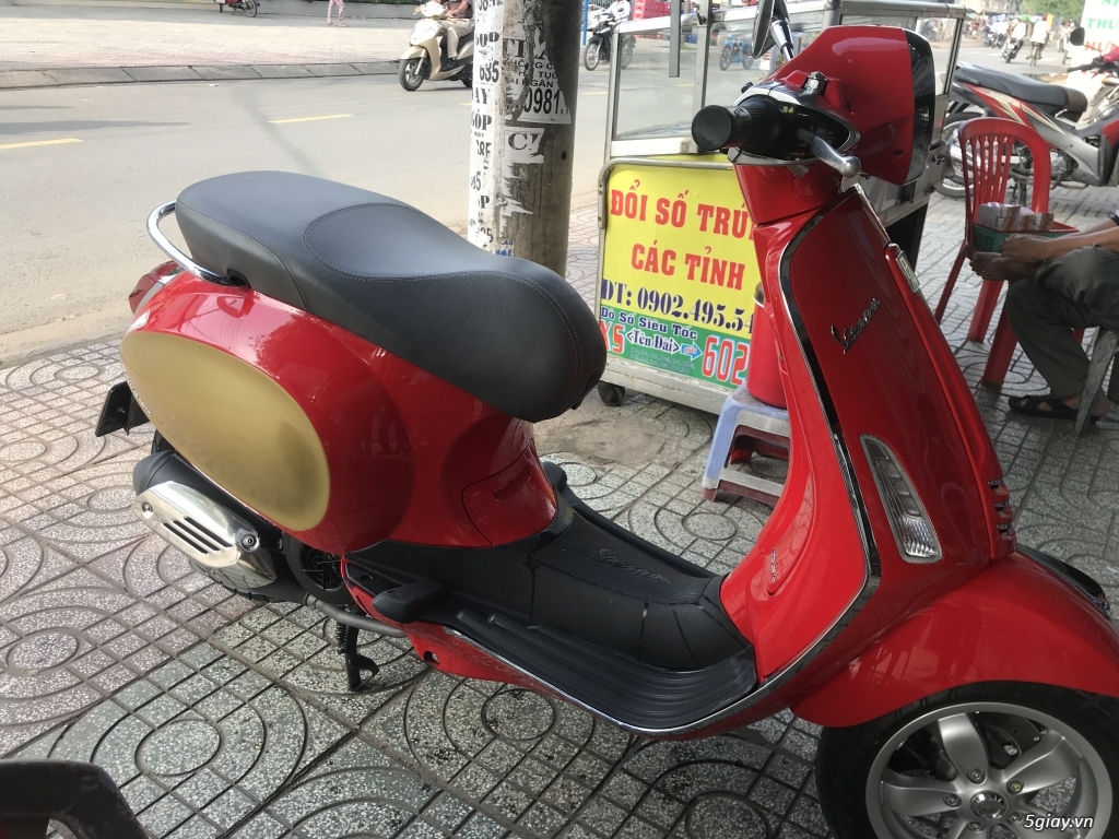 Bán xe Piaggio Vespa Primavera 125 3V i.e màu Đỏ 2016 bản tiêu chuẩn - 2