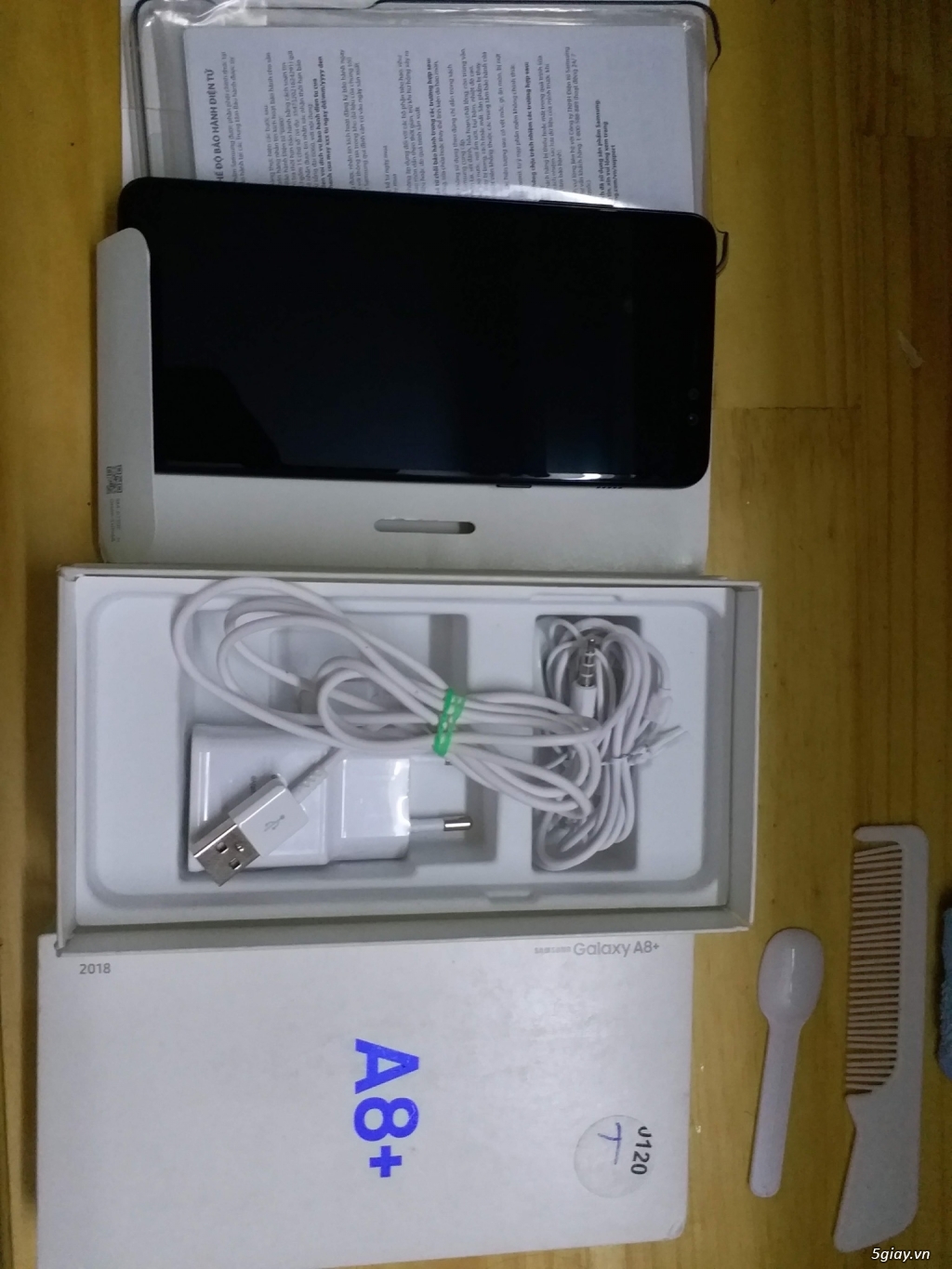 A8+ plus đen bóng  cty bh fullbox - 4