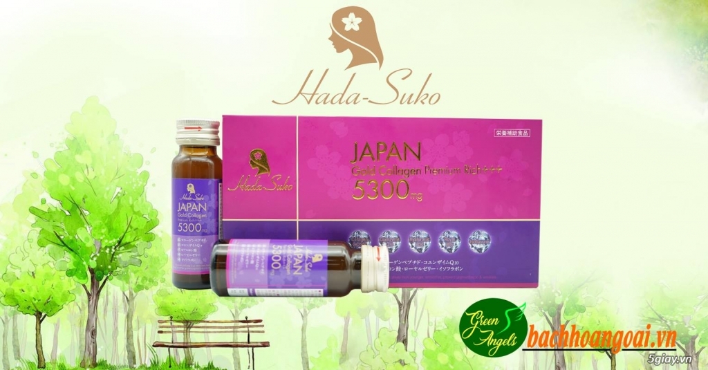 Thức uống Gold Collagen Nhật Bản Hada Suko ! - 8