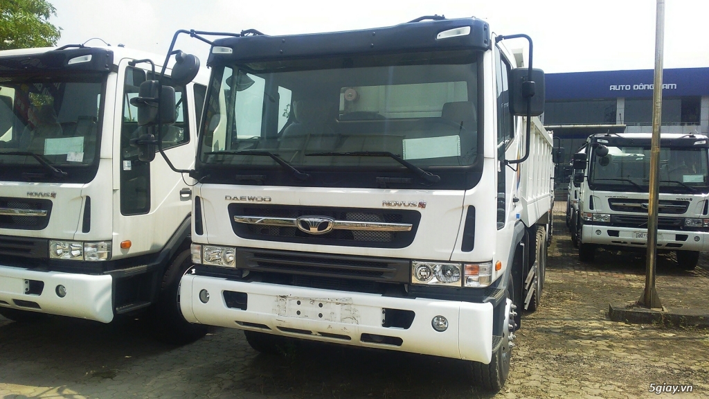 Xe Ben Daewoo Novus 15 tấn tại Hà Nội giao xe tận nhà khách hàng - 1