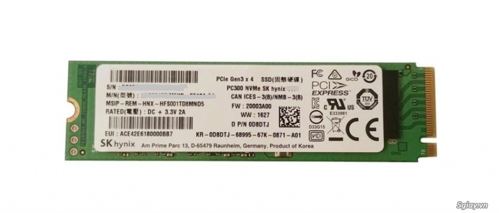 Ssd m2 Hynix pc300 512gb
