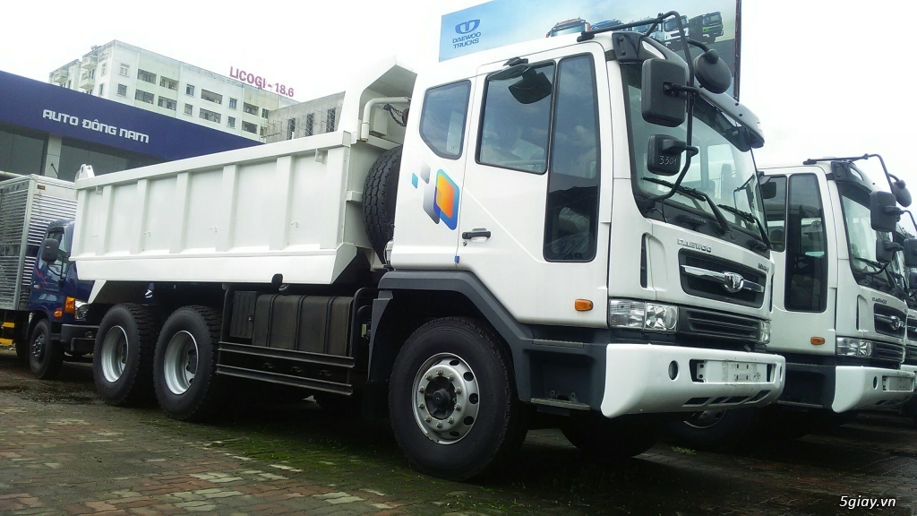 Xe Ben Daewoo Novus 15 tấn tại Hà Nội giao xe tận nhà khách hàng