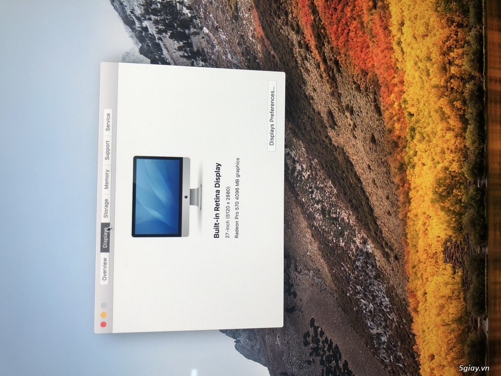 iMac 5K 2017 MNE92 nguyên zin 97-98% còn bảo hành dài - 3