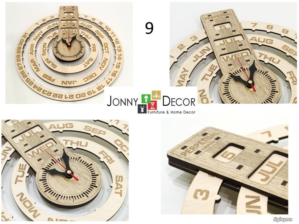 Đồng hồ trang trí văn phòng jonnydecor - 3