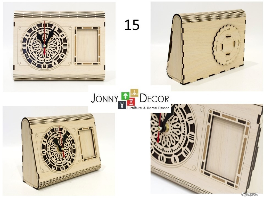 Đồng hồ trang trí văn phòng jonnydecor - 4