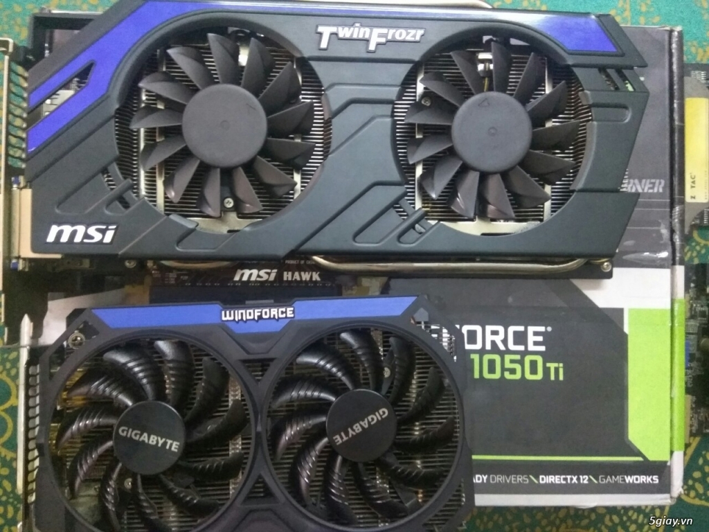 DỌn bớt giá rẽ 960 giga ,MSI hawk 660 XT mới tinh ,zotact 630 , asus g - 1