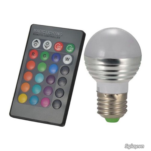Bóng đèn LED đổi màu có điều khiển từ xa - 34
