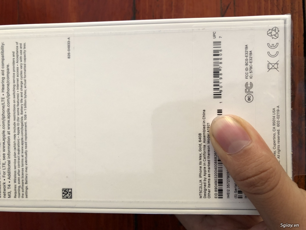Iphone Xs Max 64gb Mỹ chưa active