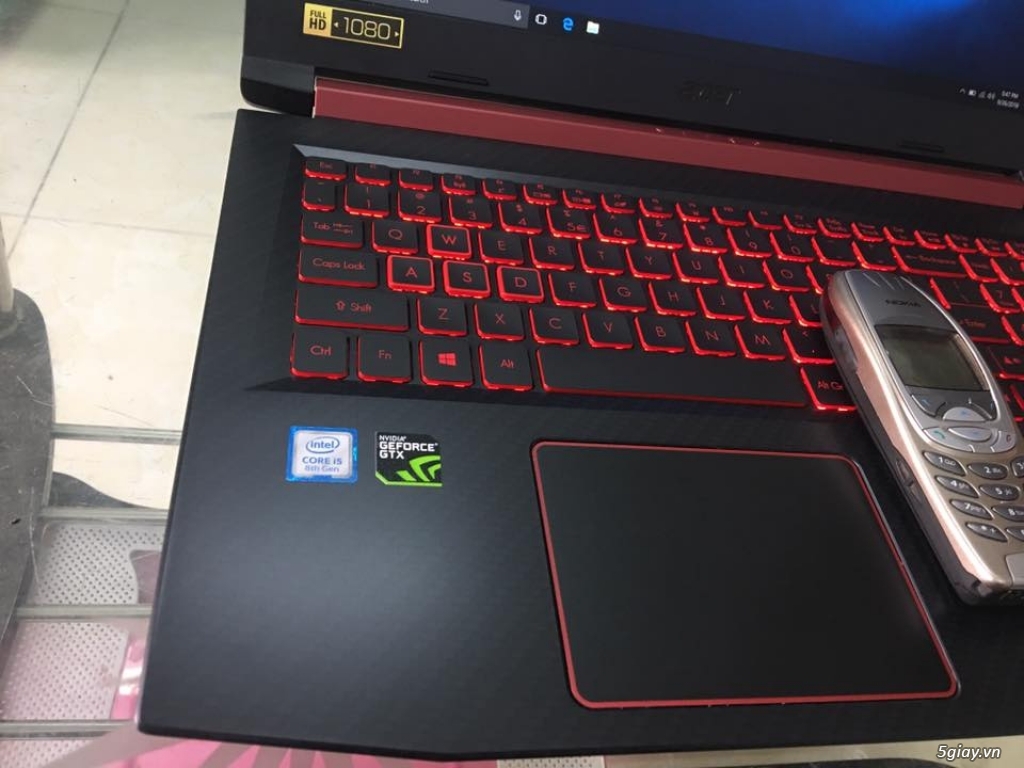Acer Nitro 5: Core i7 8750H/8GB/01TB/VGA GTX 1050Ti 4GB. Bảo Hành Acer Việt Nam 28/11/2019..