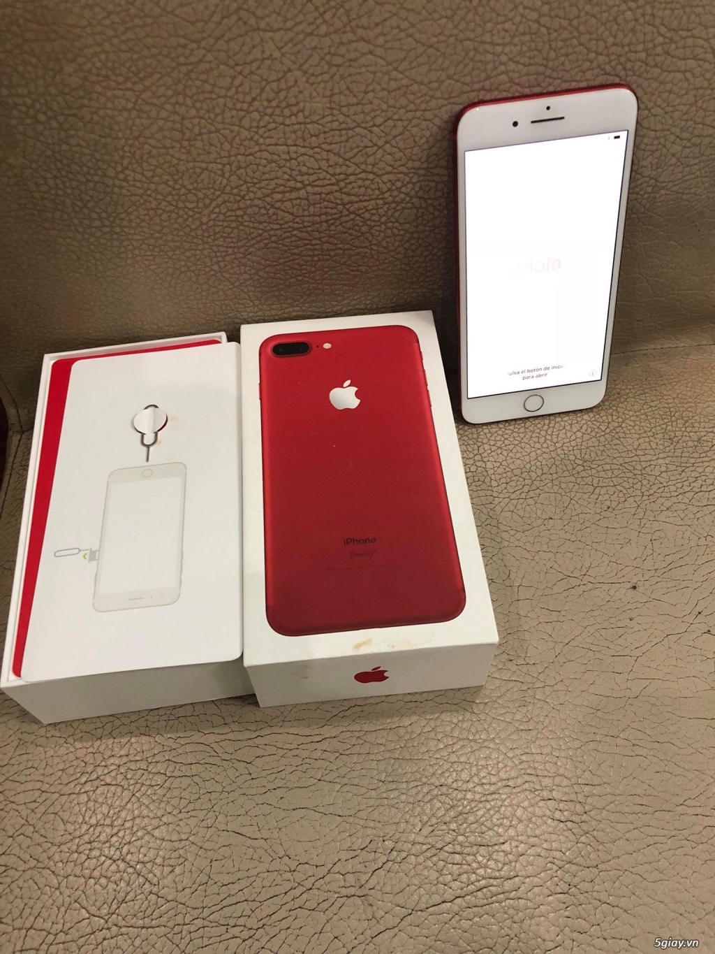 iphone 7 plus 128gb màu Red quốc tế hàng chính hãng FPT Fullbox - 2