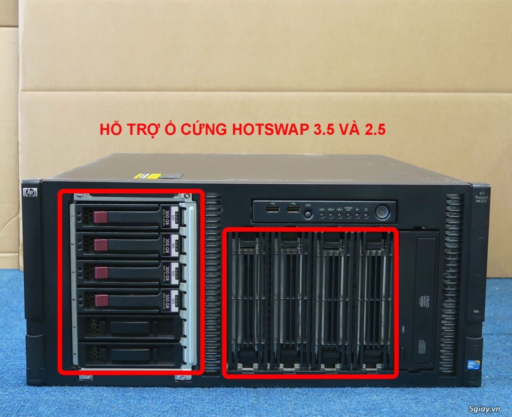 MÁY TÍNH HP ML350G6 WORKSTATION KIÊM SERVER