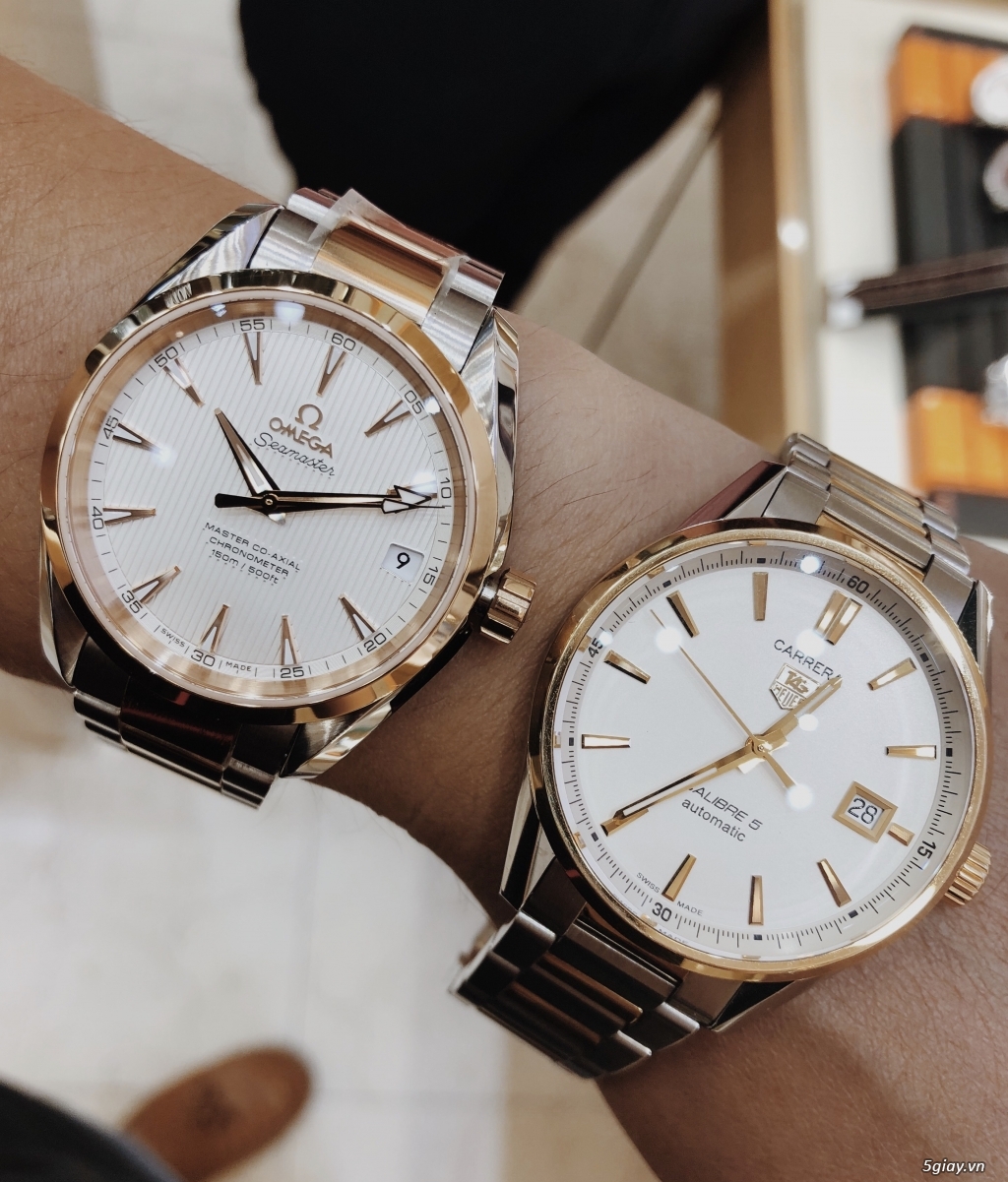 HCM-Thanh Lý Tag Heuer Caliber 5 - phiên bản đặc biệt Vàng 18k