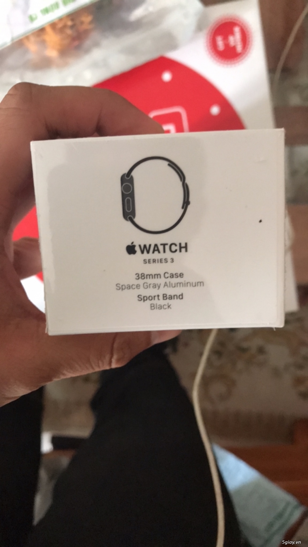 apple watch series 3 38mm gray nguyên seal đã active bh 16
