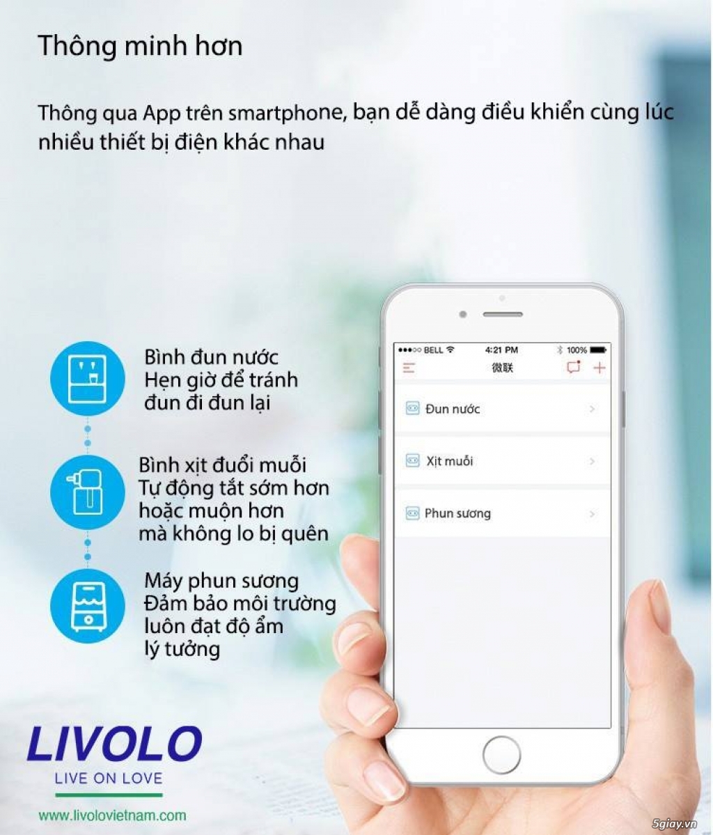 Ổ cắm wifi thông minh WiFi Broadlink SP3 mini - 5