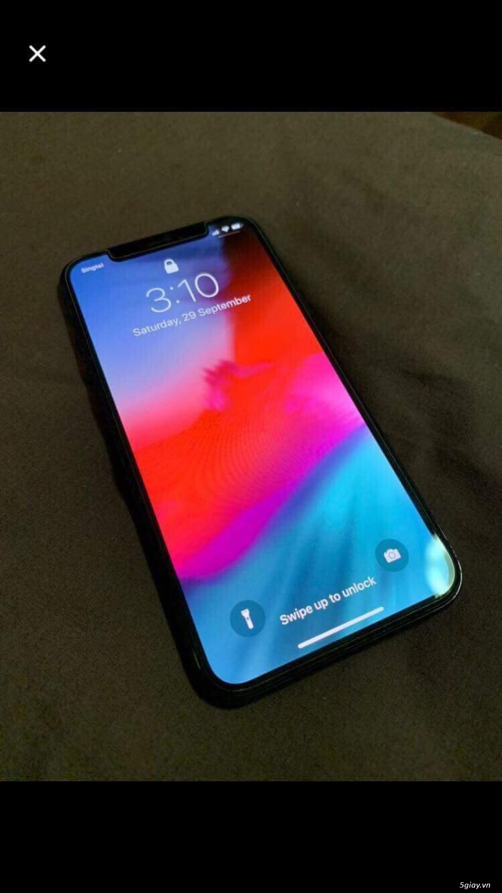 Iphone X 64GB như mới fullbox hàng sing - 1