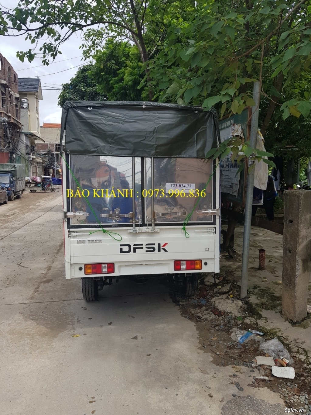 Thanh lý xe tải nhẹ DFSK 900kg thùng mui bạt,Nhập khẩu Thái Lan giá rẻ - 3