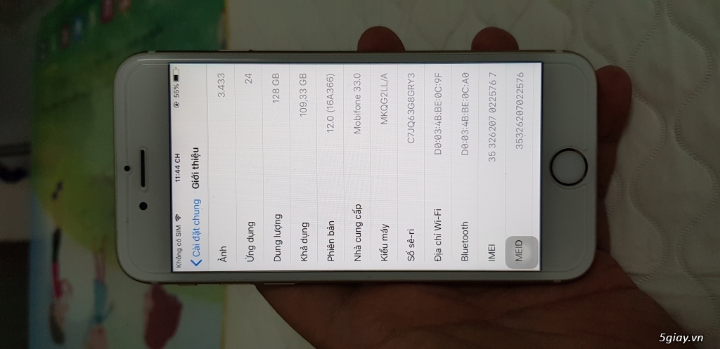 Iphone 6s - Gold - 128gb (99%) - 1