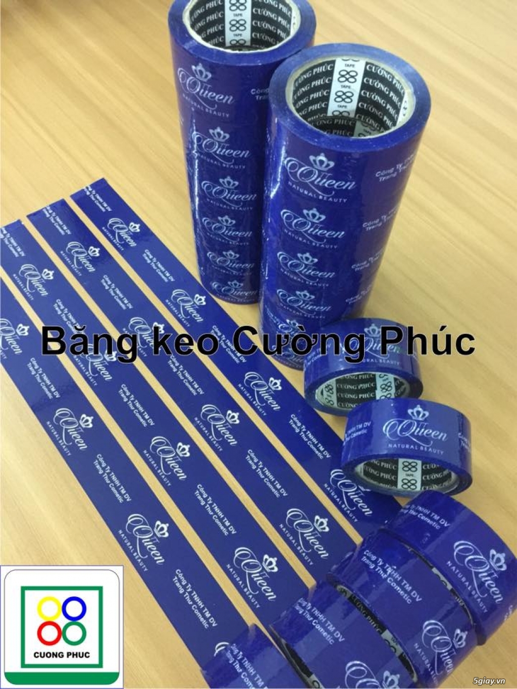 NHẬN IN BĂNG KEO LOGO SỐ LƯỢNG ÍT 120 CUỘN