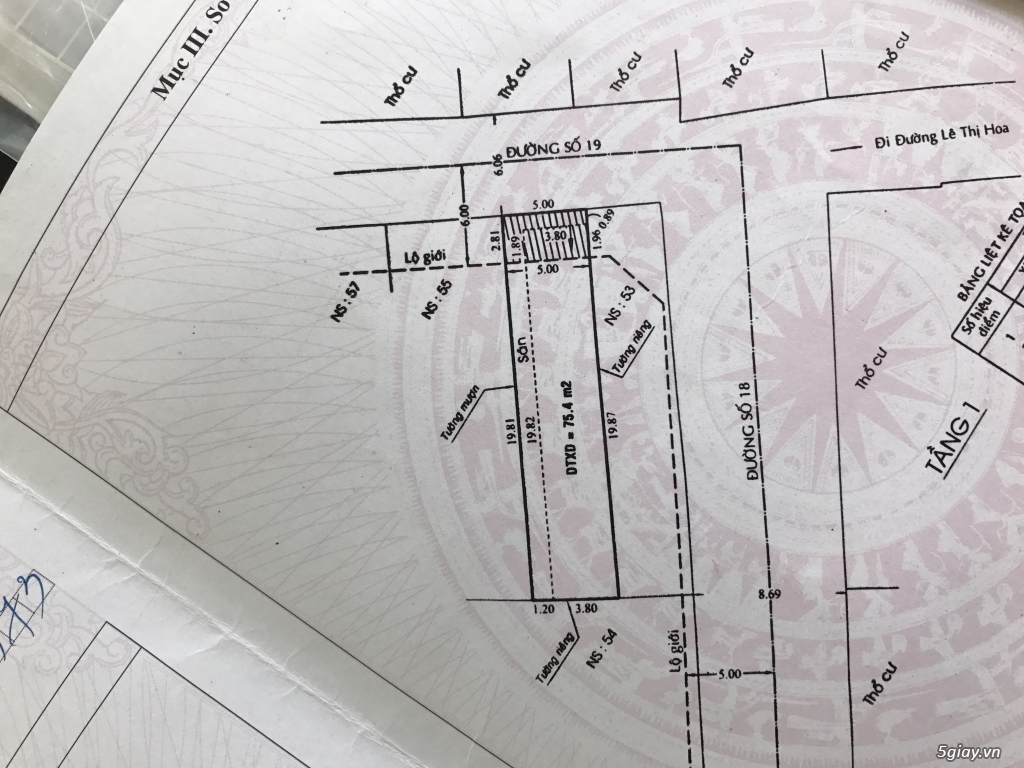 nhà trọ 5x22 mặt tiền đs 19, bình chiểu thủ đức giá 4ty2 - 1