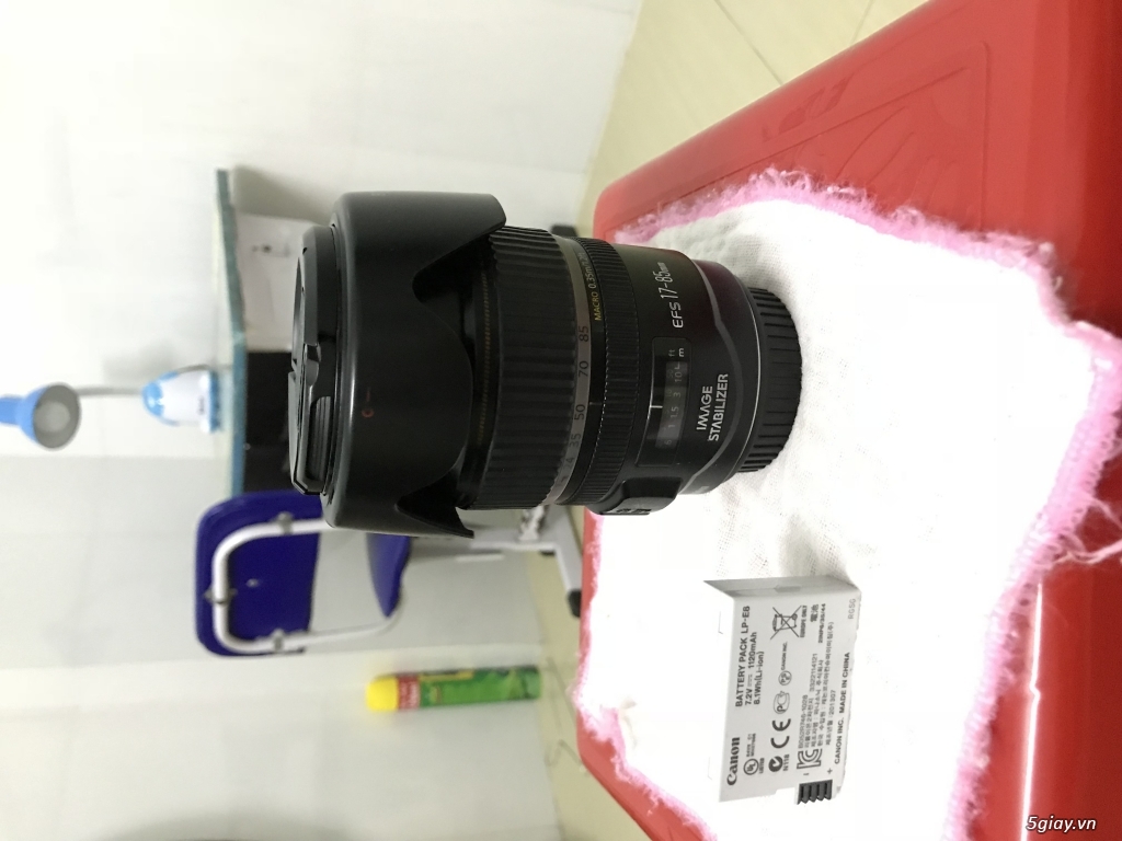Cần bán: combo Canon 600D fix50II Len17-85 - 2