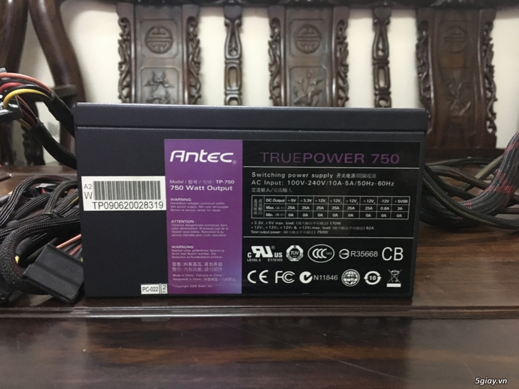 Bộ i7-3700k + H61 (xé lẻ), nguồn antec 750W, case CM HAF - 3