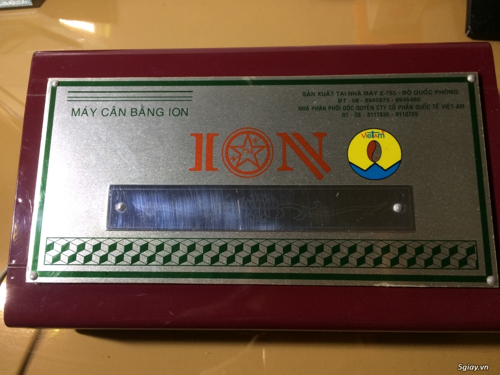 Máy Cân Bằng Ion Cho Cơ Thể - 1