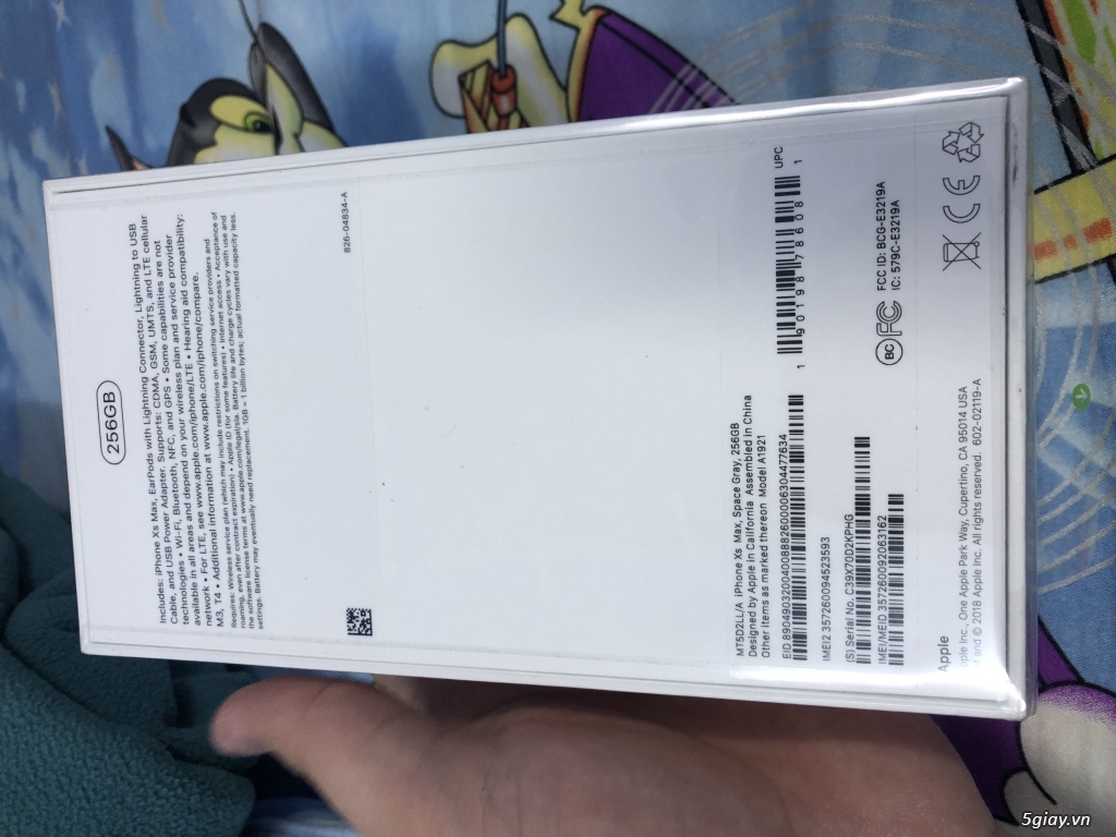 Iphone xs max 256gb đen