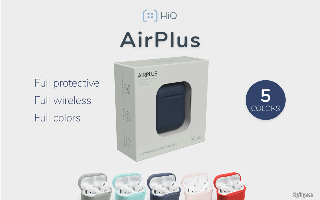 AirPlus - Vỏ bọc Airpods hỗ trợ sạc không dây - 1