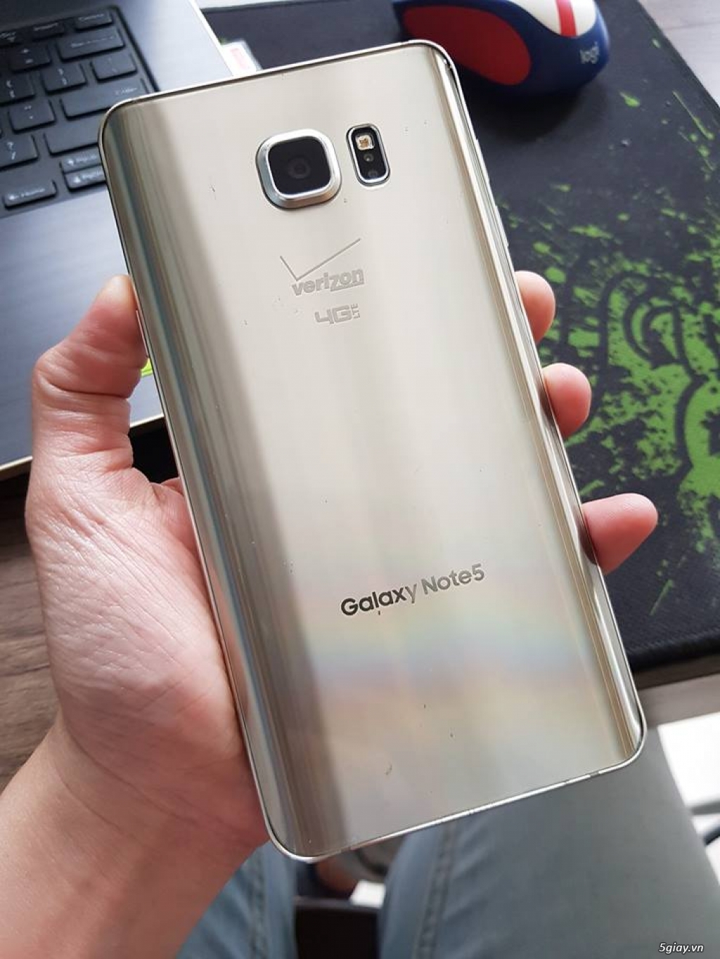 Samsung Note 5 Mỹ 32gb gold - 2