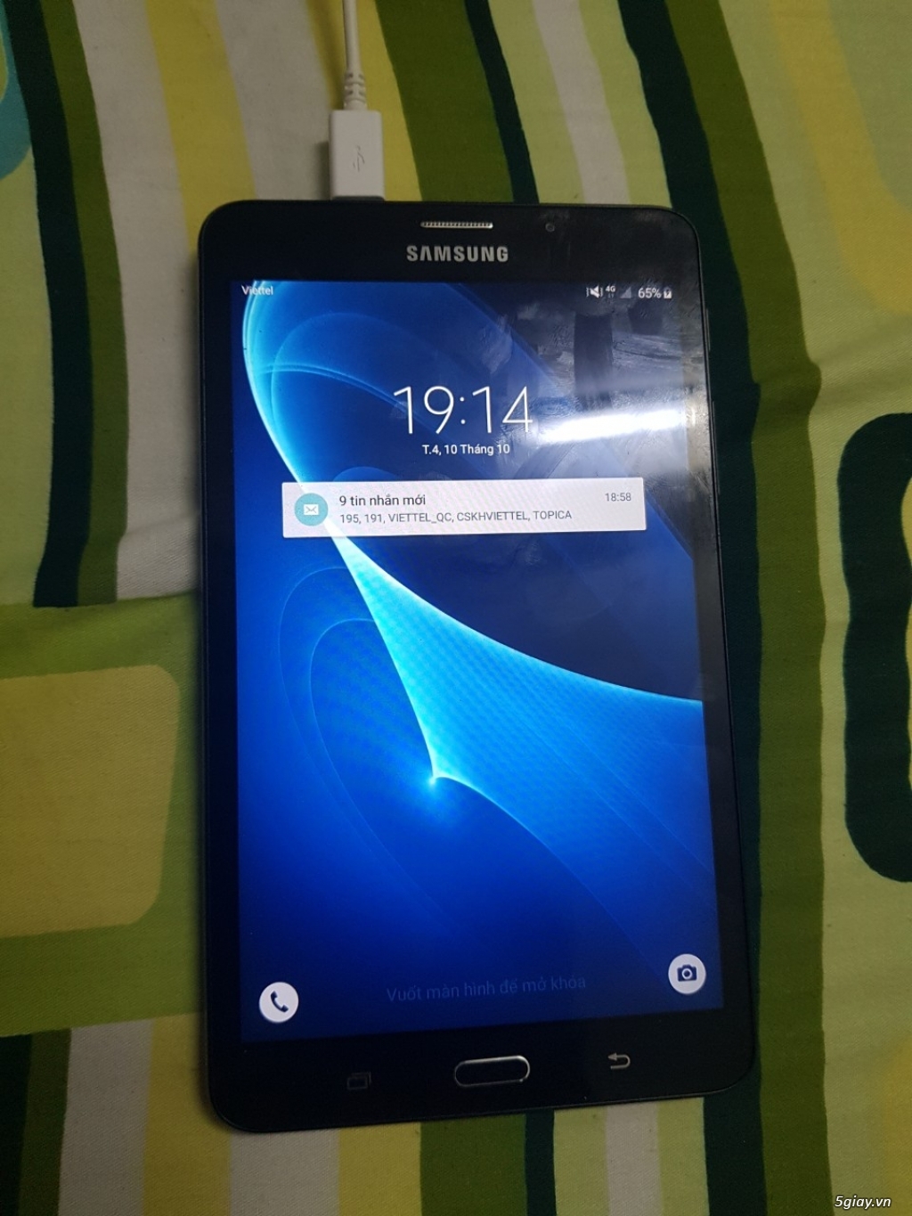 Cần bán : Samsung Galaxy Tab A 7.0 T285 Wifi 4G 8GB (2016) (Đen) - 1