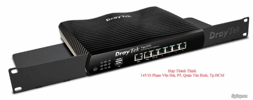 DrayTek 2925 chính hãng- Router chuyên nghiệp cho GAME - 1