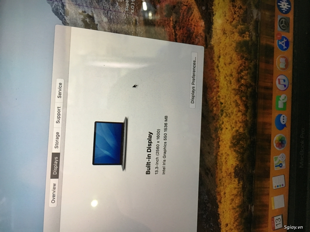 macbook pro 13 inch touchbar lổi màn bán rẻ - 2