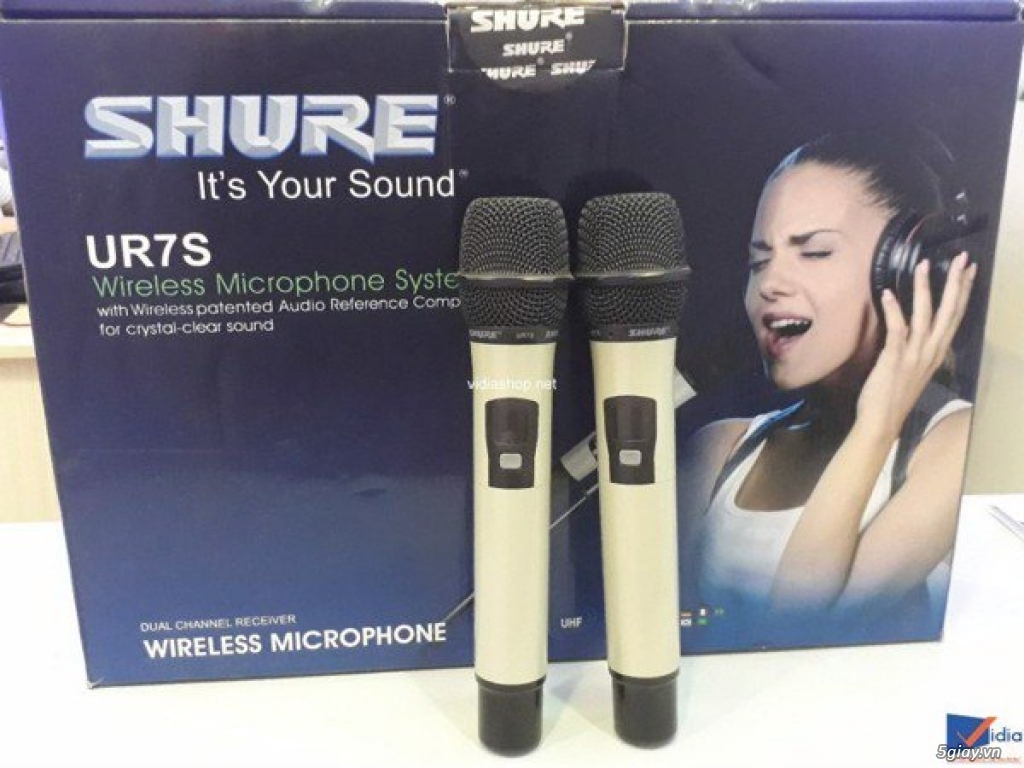 Micro karaoke Shure UR7S cũ - 8