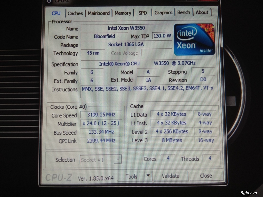 [4t6] Bán nhanh Dell T3500 chip W3550+ 12G+ Vga HD7750+ lcd Dell 19 - 2