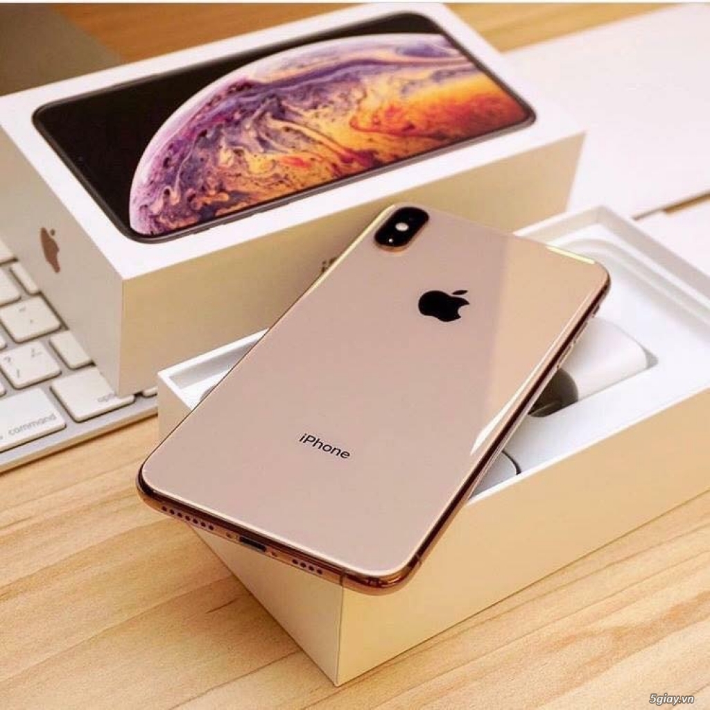 Iphone xs max gold 64gb active 3 ngày máy mỹ 5giay