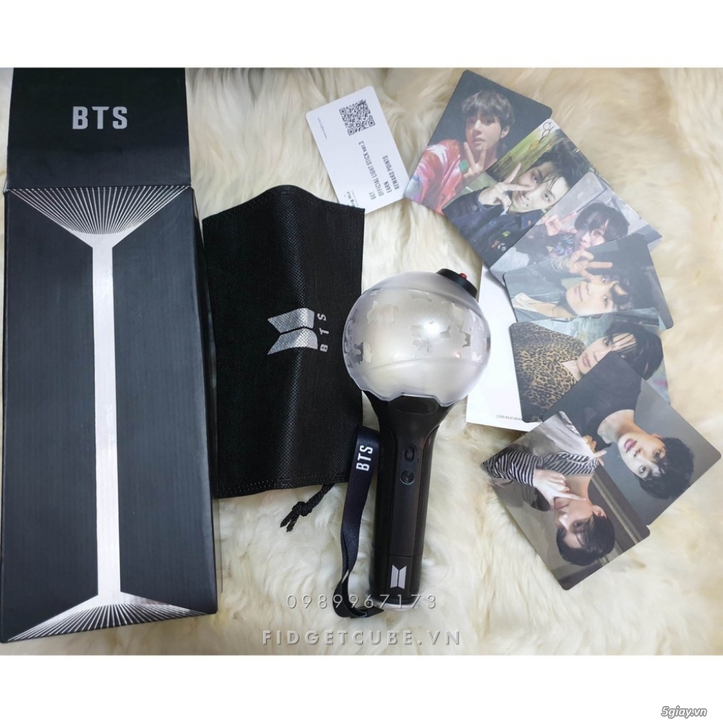 Đèn Lightstick Bts Army Bomb Ver 3 - Gậy Phát Sáng Cổ Vũ Bangtan Boys |  5Giay