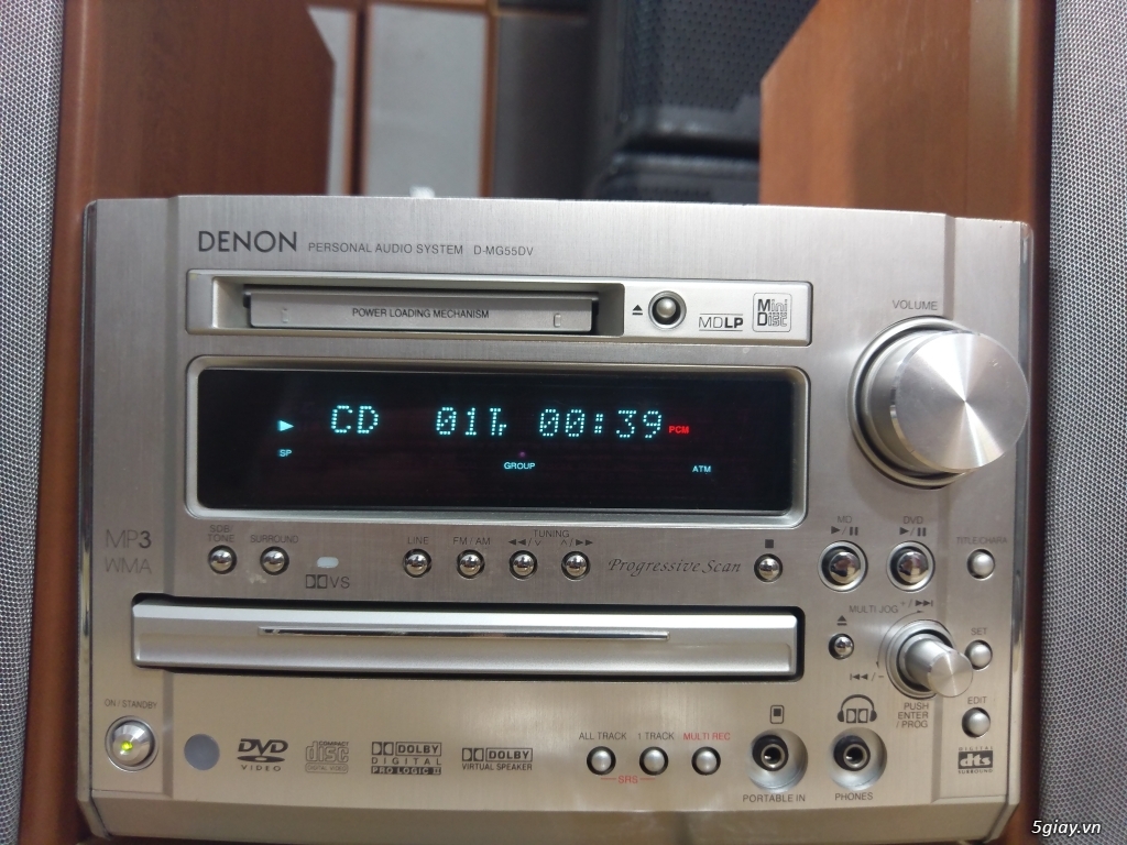 Mini cao cấp Denon MG55DV chạy đĩa DVD loa zin theo dàn - 3