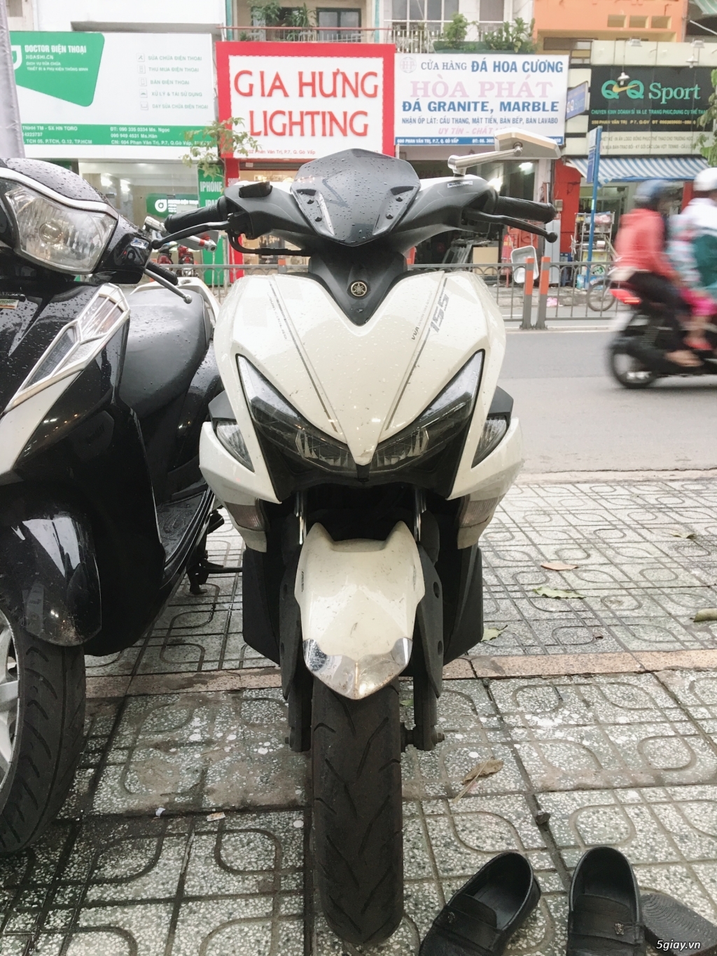 Lên đời mình bán NVX155 Trắng 2017 smartkey - 2