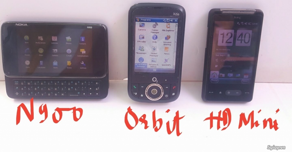 O2 Exec, O2 Orbit, HTC HD mini, Nokia N900 - 9