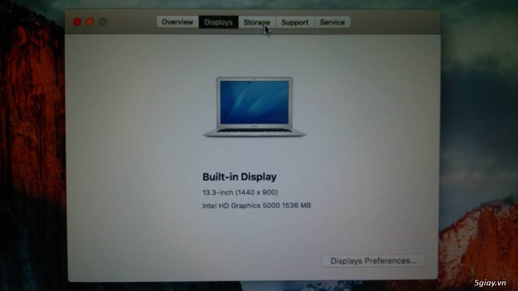 MacBook Air 2013 cũ New 99% Sạc pin được 30 lần - 3