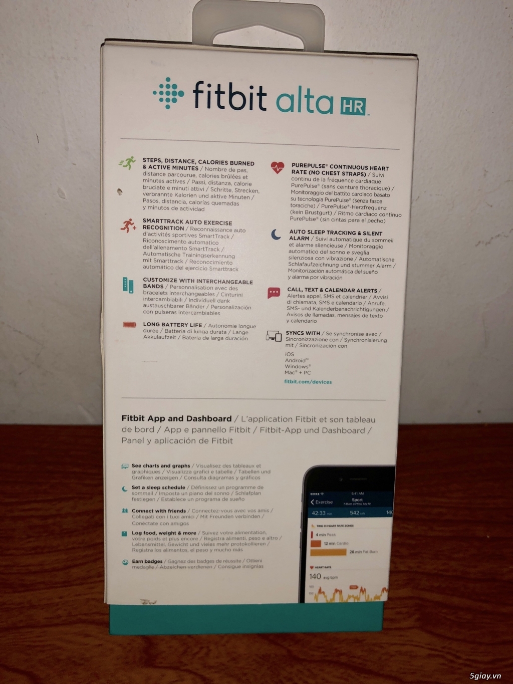 Đồng hồ Fitbit Alta HR mới - 1