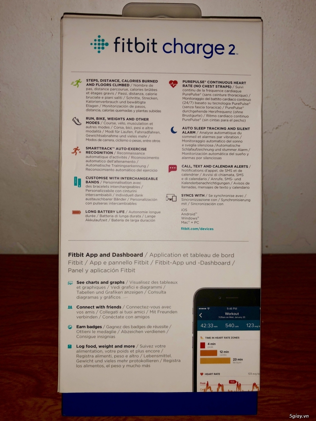 Bán đồng hồ Fitbit charge 2 mới - 2