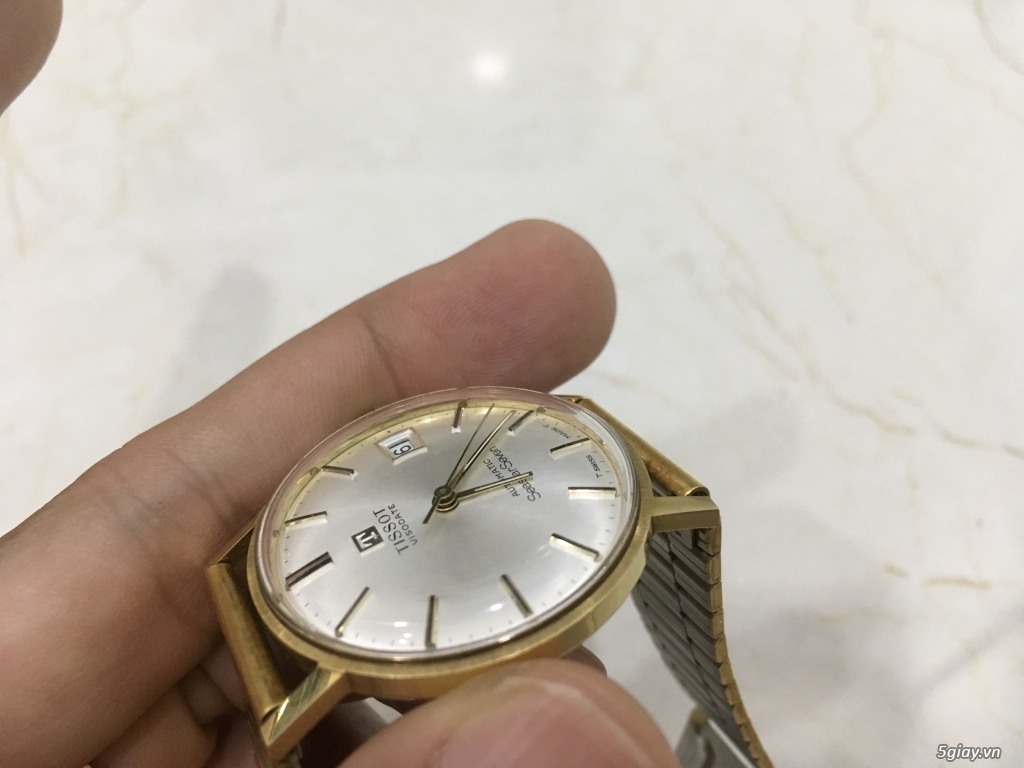 Tissot automatic vàng đúc 18K - 4