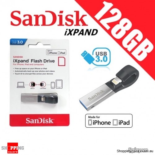 Bán USB Sandisk iXpand 3.0 cho Iphone, Ipad... - 1