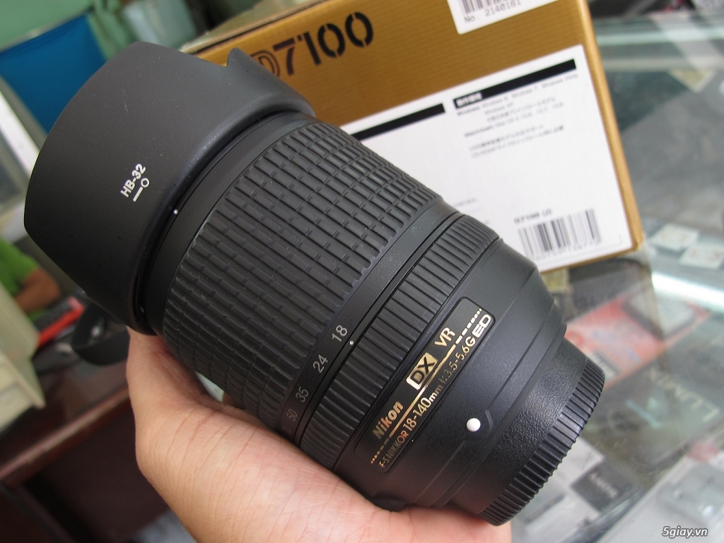 nikon D7100 -như mới Full box -chụp 4k -kèm lens 18-140VR như mới - 4