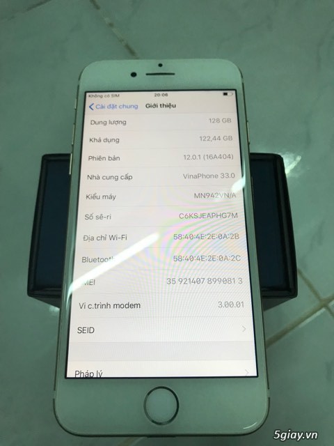 Iphone 7 gold 128gb mới - 1